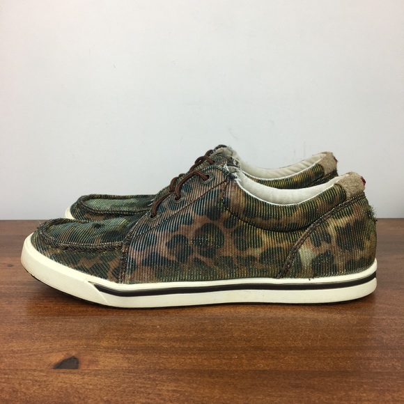 Twisted X WCA0023 Shiny Leopard Low Cut Sneakers Casual Shoes Women's 6M. - Picture 2 of 14